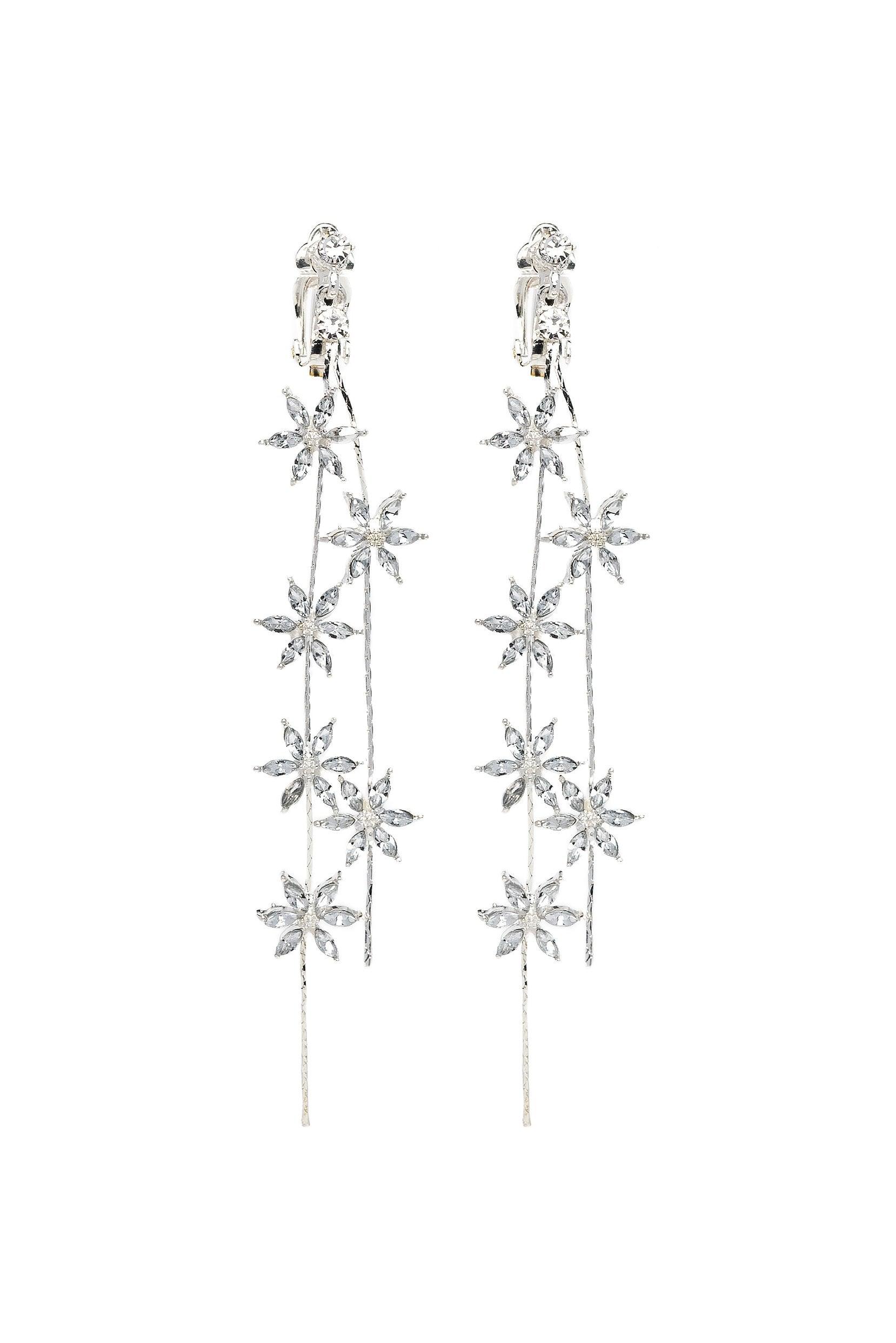 Crystals Tiara Necklace Earrings Jewelry CY0067 - COCOMELODY