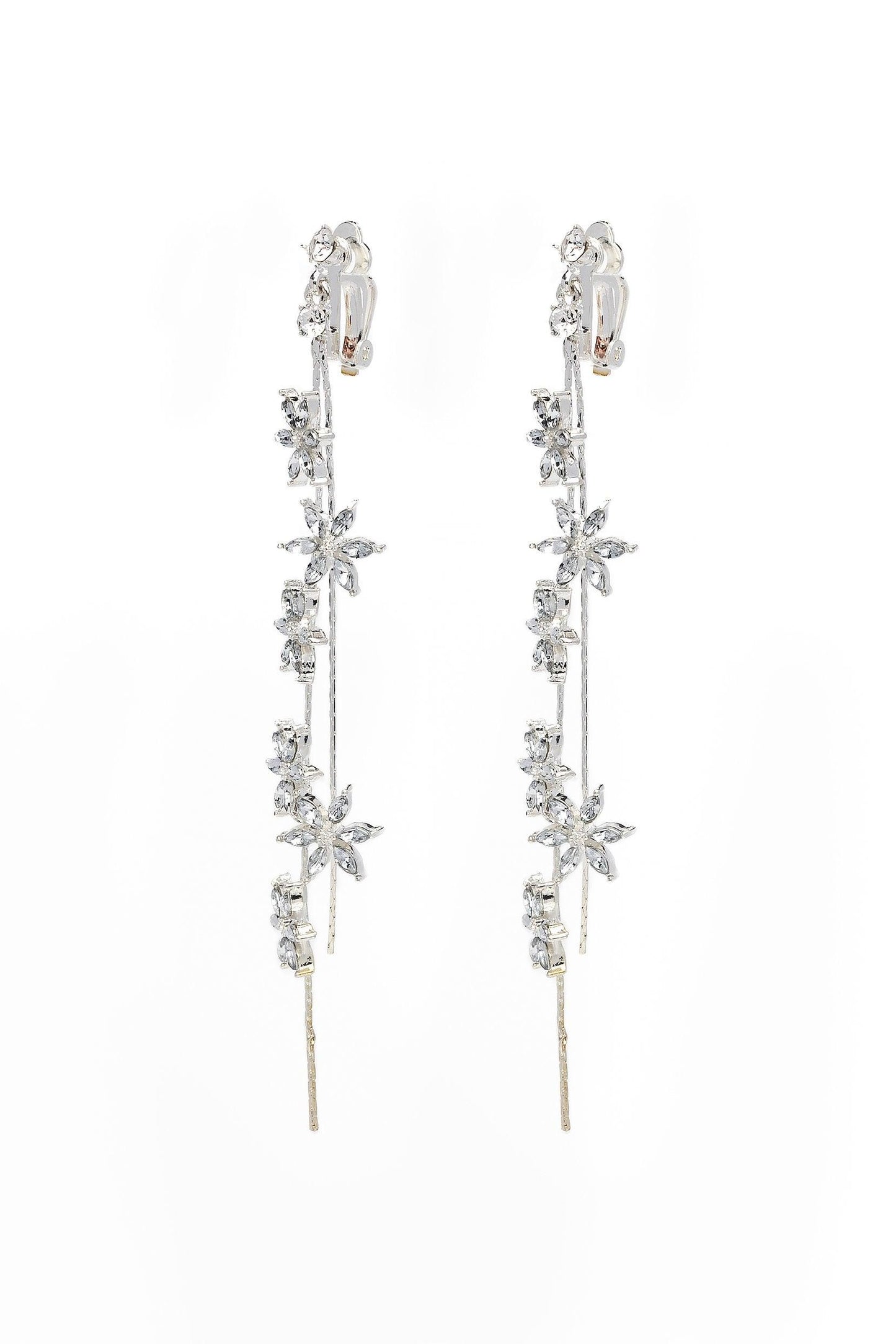 Crystals Tiara Necklace Earrings Jewelry CY0067 - COCOMELODY