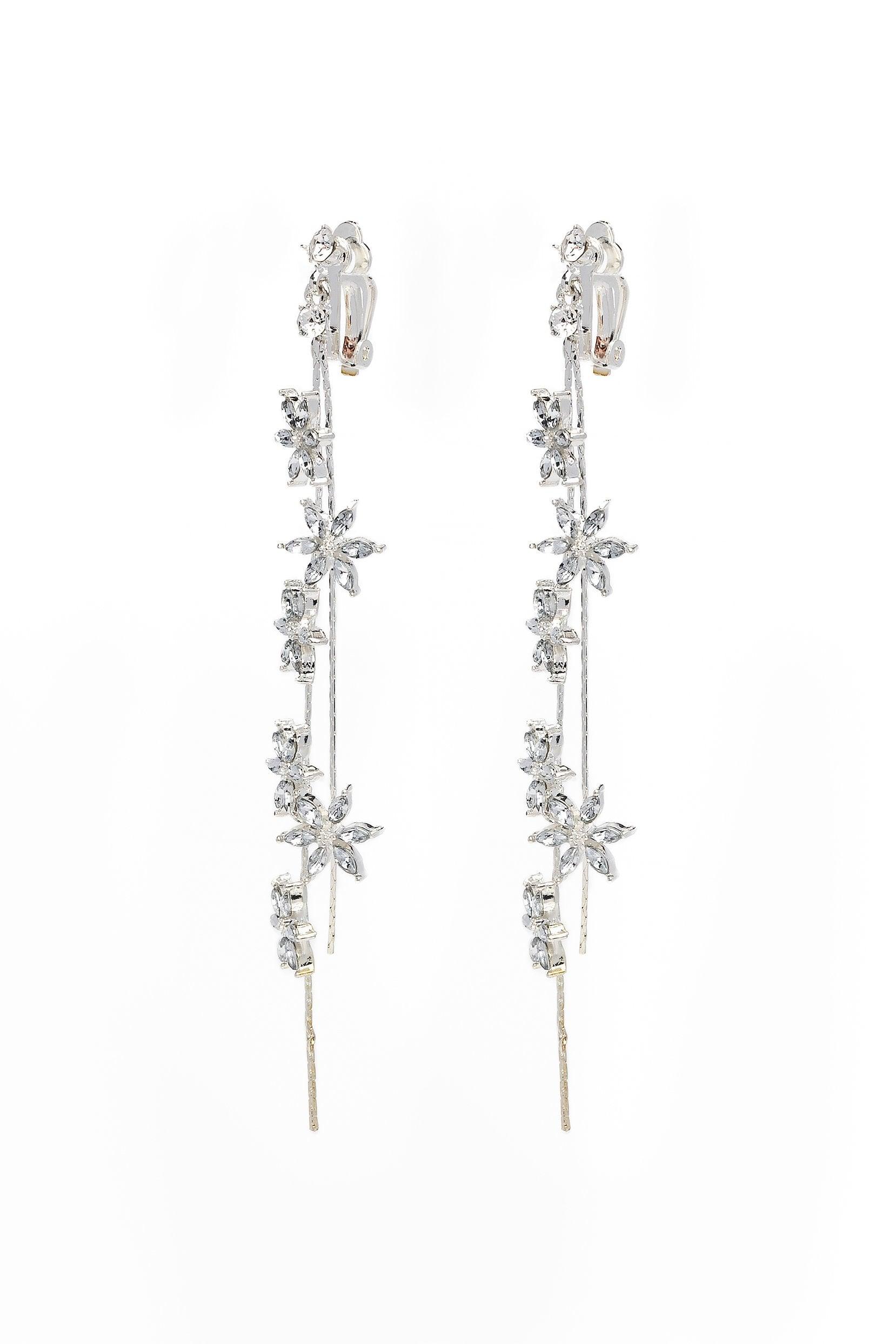 Crystals Tiara Necklace Earrings Jewelry CY0067 - COCOMELODY
