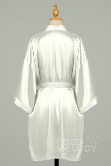 Short Silk-Like Robes CZ0204 - COCOMELODY