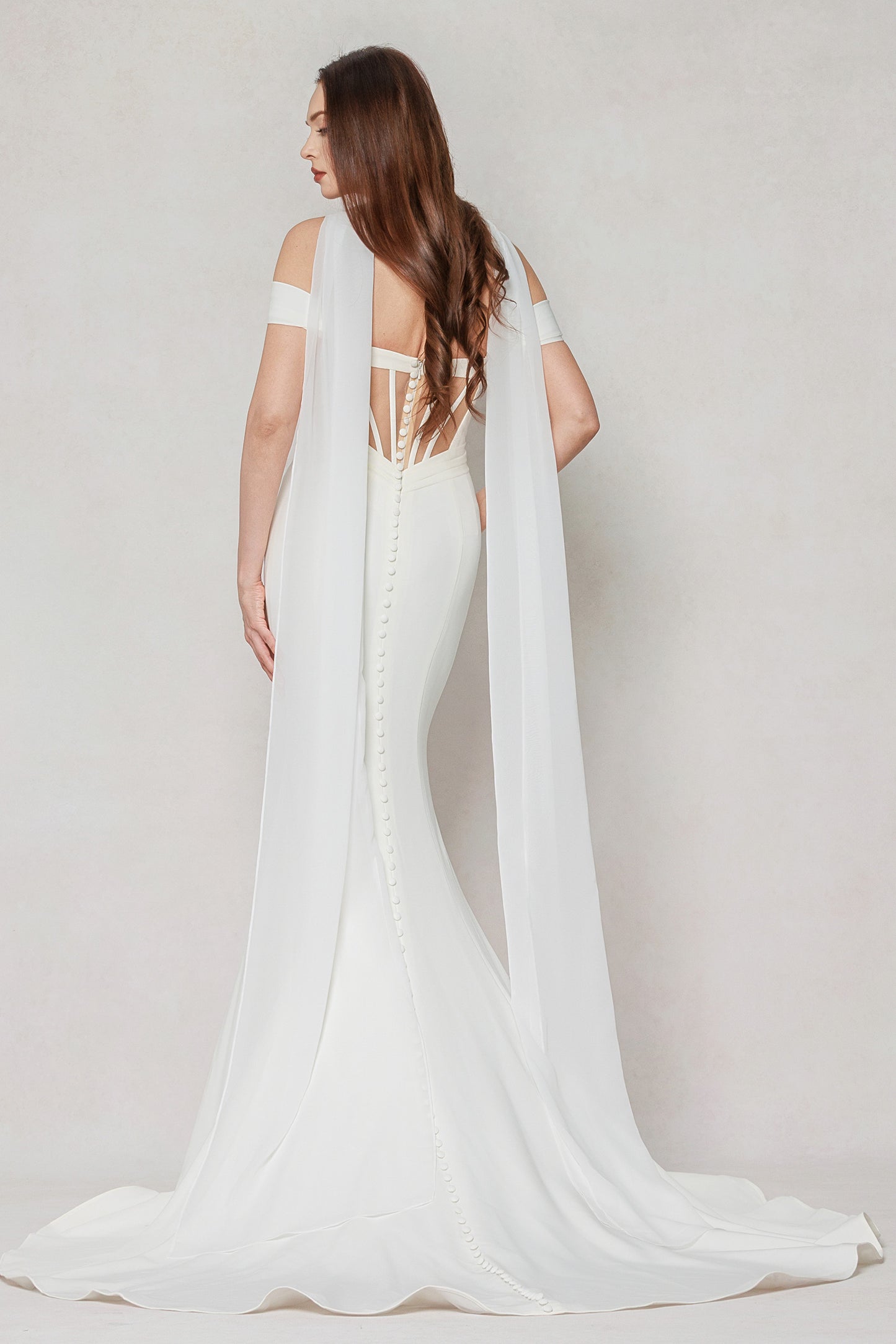 Chiffon Shawl with CZ0337