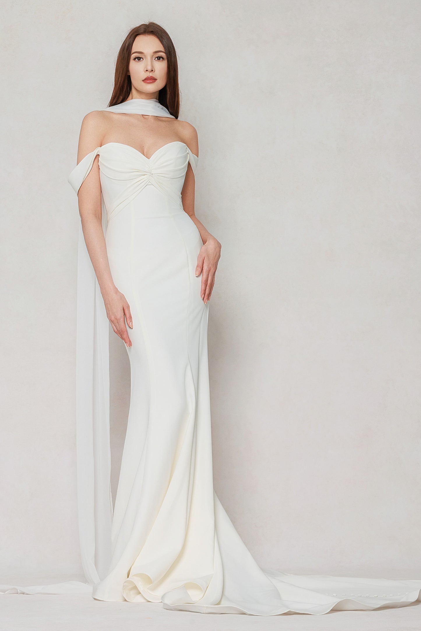 Chiffon Shawl with CZ0337