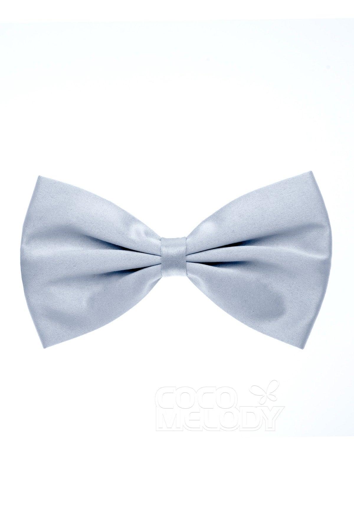 Men's Elastic Silk Like Satin Bow Ties CZ170017 - COCOMELODY