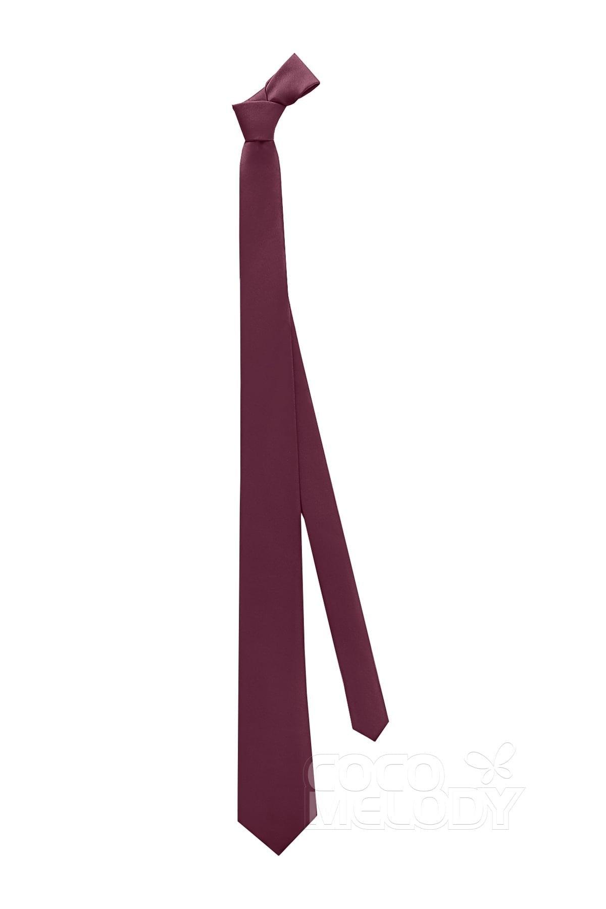 Men's Satin Necktie CZ180002 - COCOMELODY
