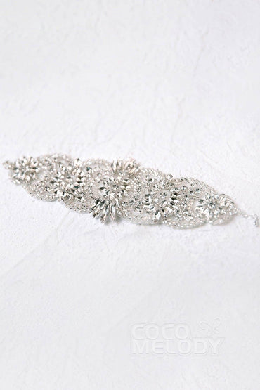 Fantastic Alloy and Zircon Wedding Bracelets HL17004 - COCOMELODY