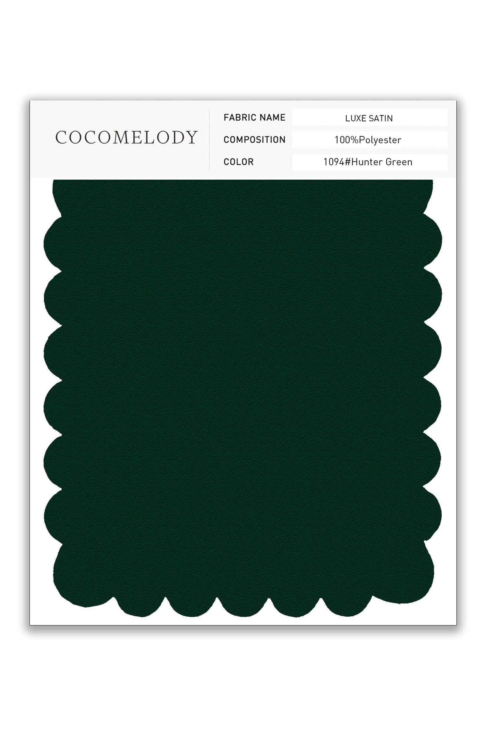 Luxe Satin Fabric Swatch in Single Color SWLS16001 - COCOMELODY