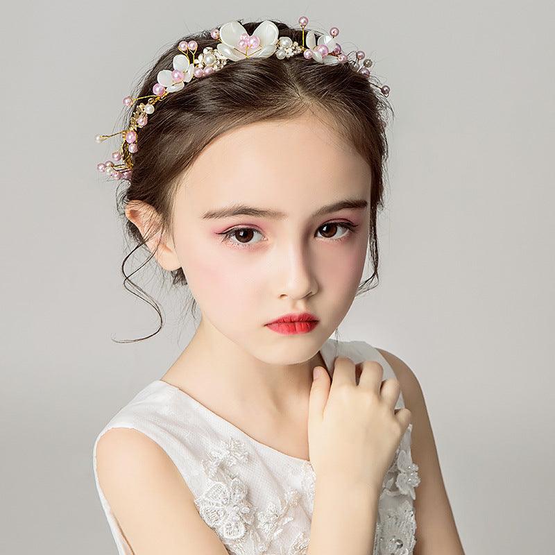 Wedding Hair Accessories for Kids, Flower Girl Hair Accessory, Princess Headpiece Flower Girl Headpiece Accessories for Birthday Party 636703894365 - COCOMELODY