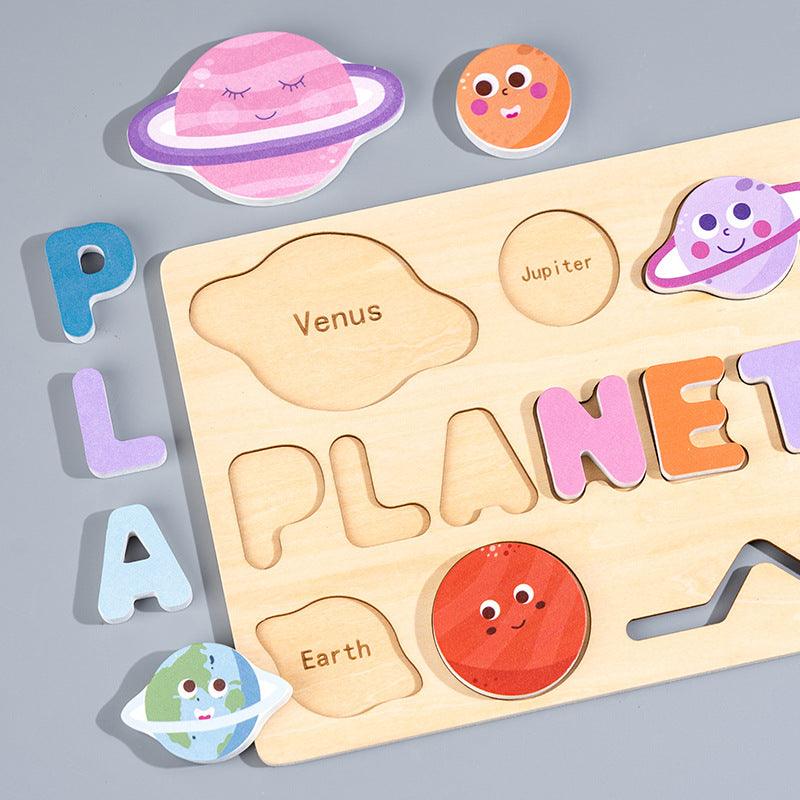 Children's early education multi-functional space transportation fun puzzle board toy 725918850142 - COCOMELODY