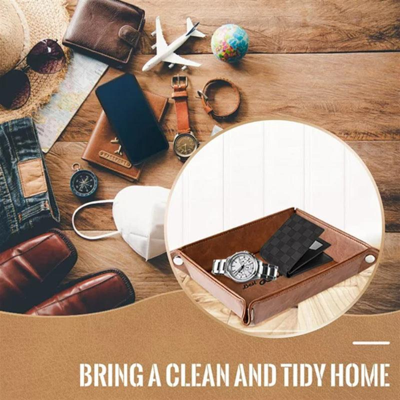 Key tray decorative home corner folding tray 765253368102 - COCOMELODY