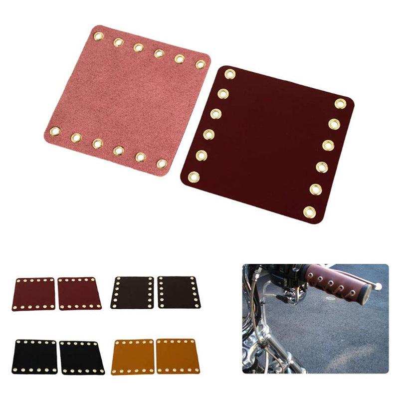 Vintage leather bike handle covers adjustable mountain bike accessories 717121092258 - COCOMELODY