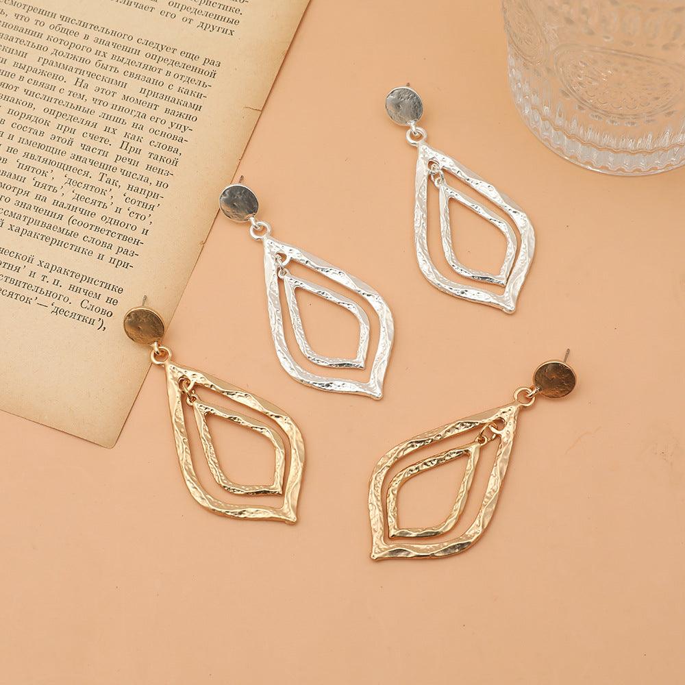 Stylish earrings with high quality geometric earrings 657592020628 - COCOMELODY
