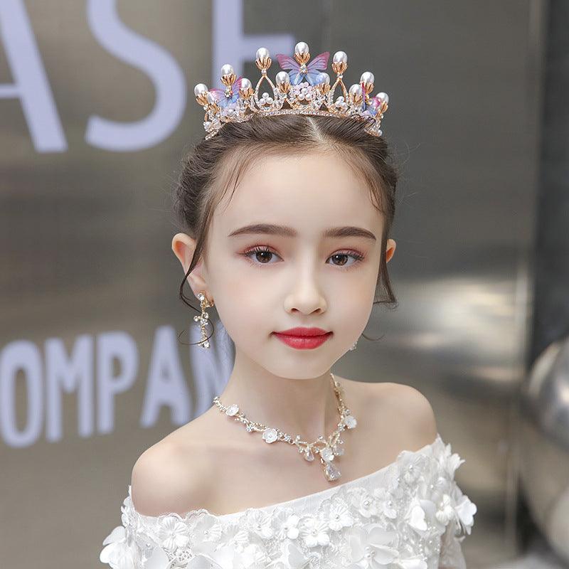 Wedding Hair Accessories for Kids, Flower Girl Hair Accessory, Princess Headpiece Flower Girl Headpiece Accessories for Birthday Party 641507041653 - COCOMELODY
