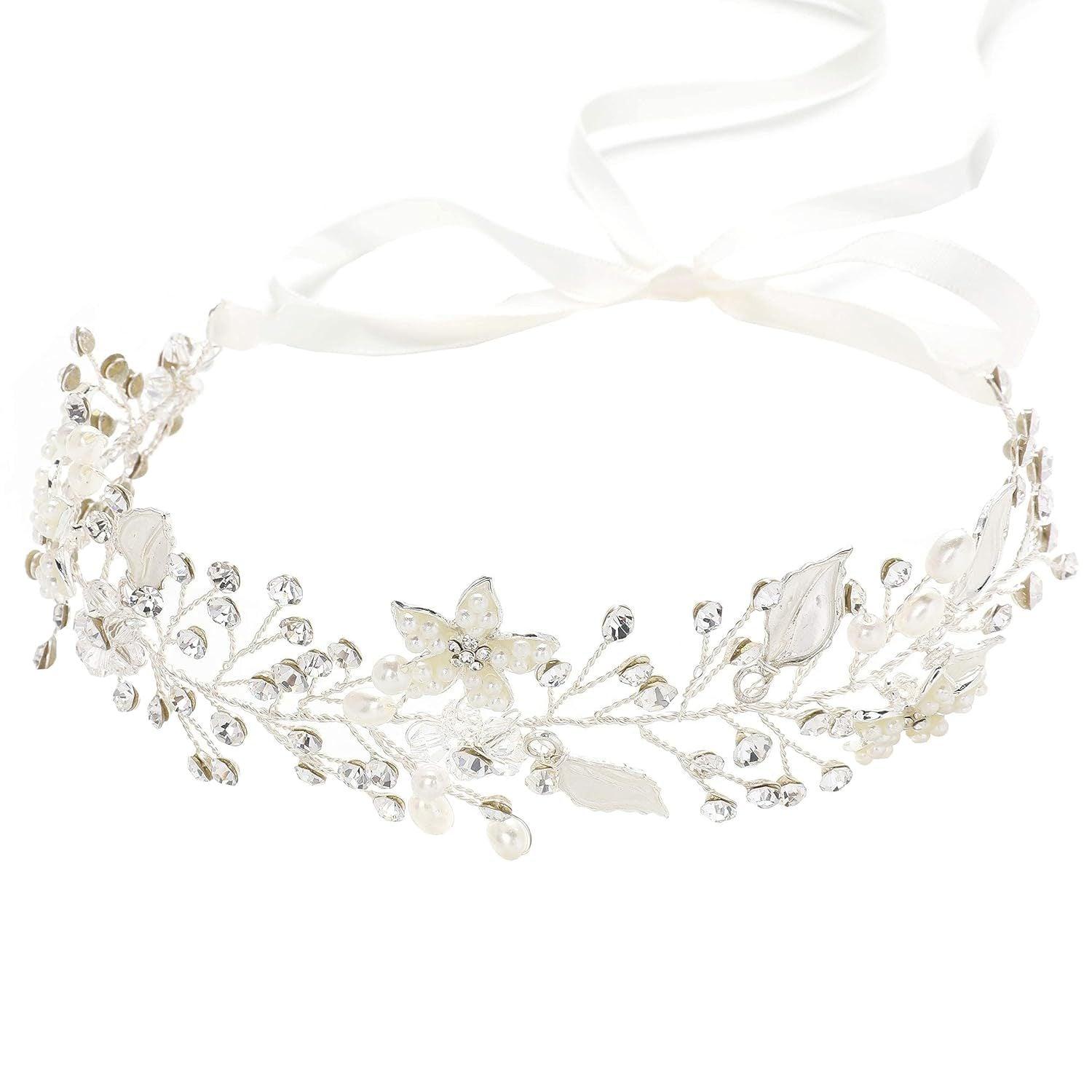 Flower Girl Fairy Headpiece Crystal headpiece 754667475295 - COCOMELODY