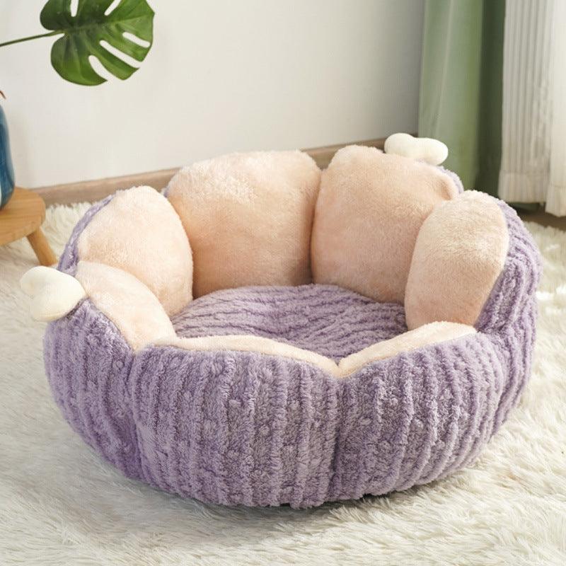 Warm semi-enclosed pet supplies for cats in winter 830570216568 - COCOMELODY