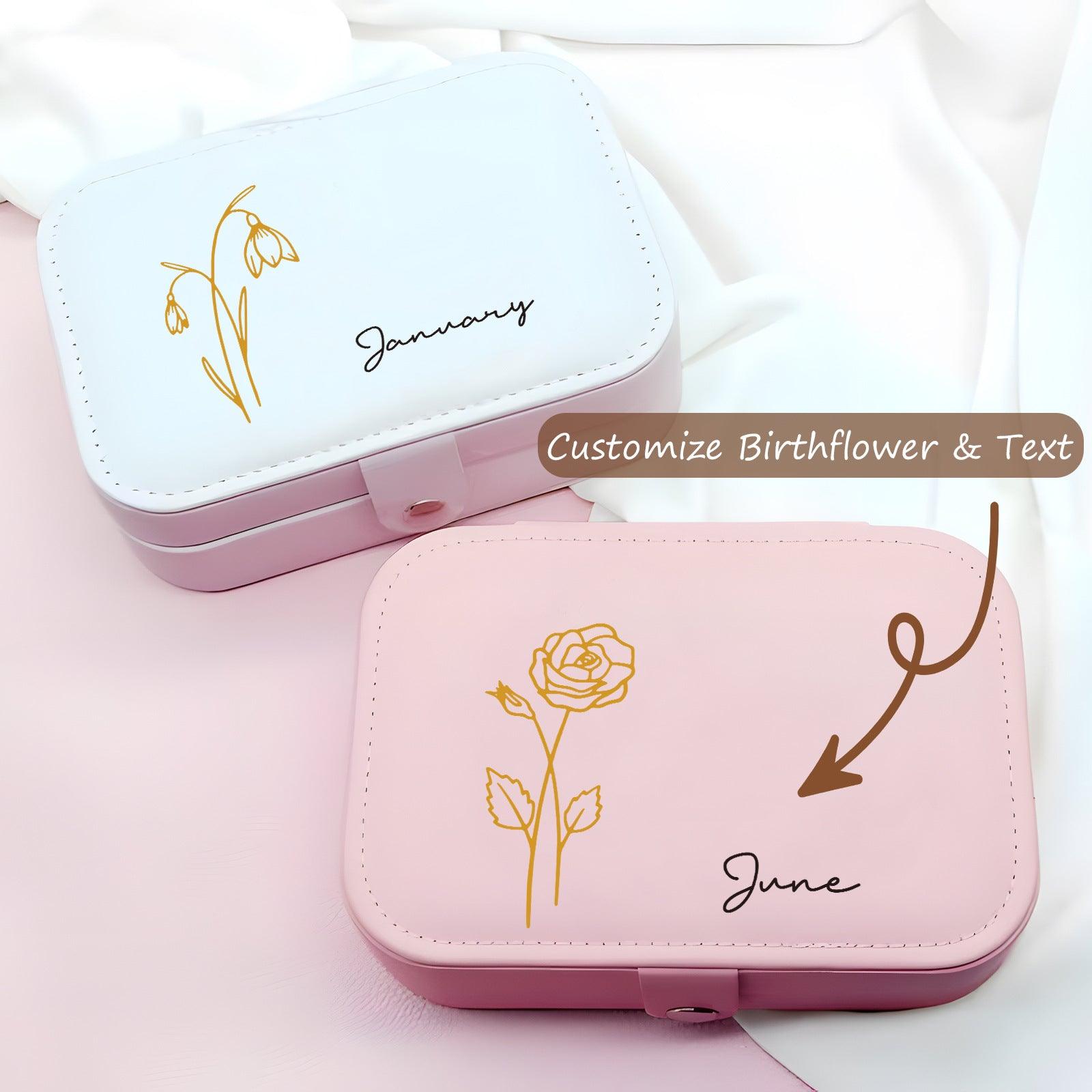 Portable jewelry box Jewelry storage box 781096368794 - COCOMELODY