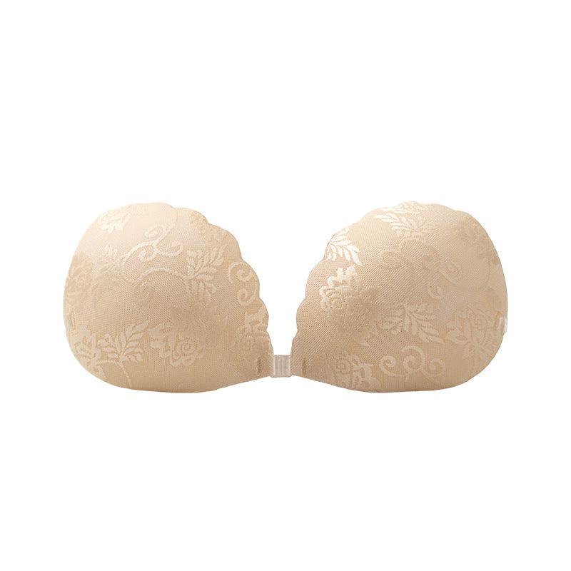 Breast patch female wedding dress with lace breast patch to hold up small chest display large breathable bra invisible underwear 810018057394 - COCOMELODY