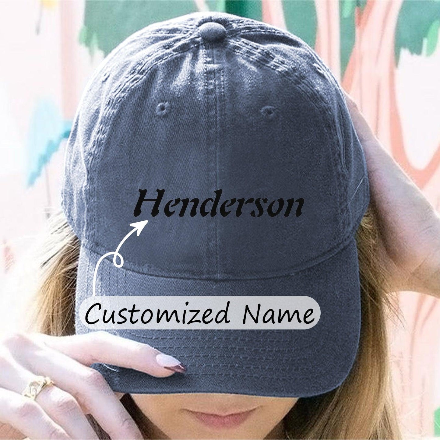 Personalized custom baseball cap visor 822453249858 - COCOMELODY