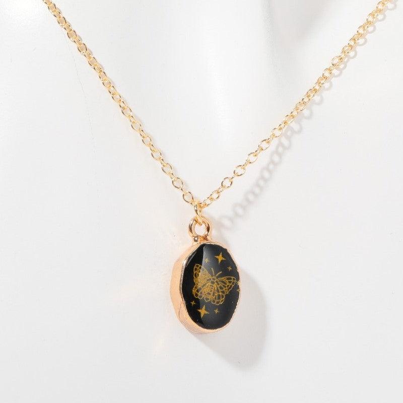 Butterfly star color clavicle chain 828529477003 - COCOMELODY