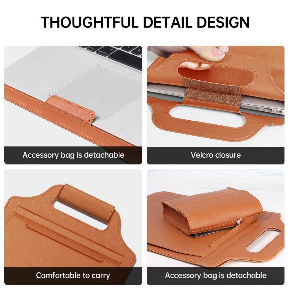 Laptop interior case Business computer case Mobile phone stand removable 673706775510 - COCOMELODY