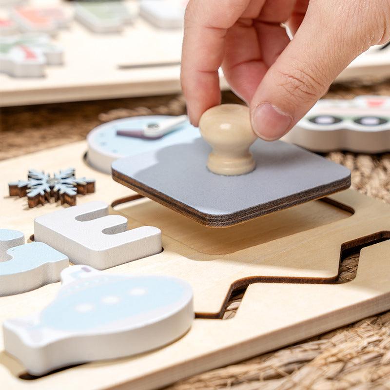 Children's early education multi-functional space transportation fun puzzle board toy 725918850142 - COCOMELODY