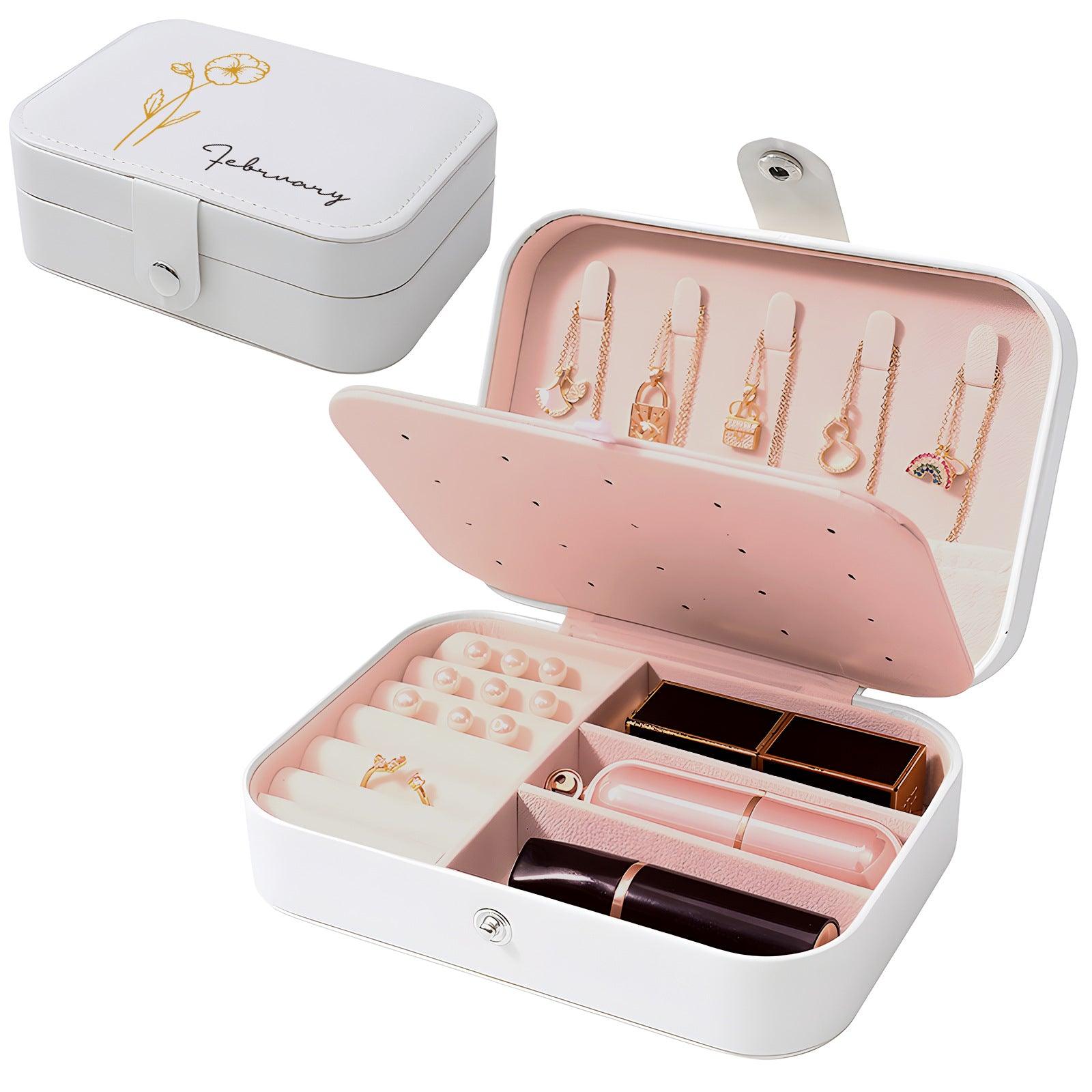 Portable jewelry box Jewelry storage box 781096368794 - COCOMELODY