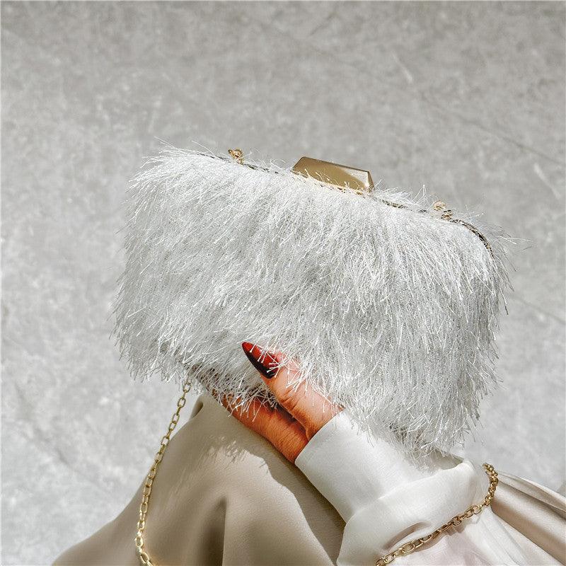 One shoulder hand holding women's bag acrylic bag 738441364695 - COCOMELODY