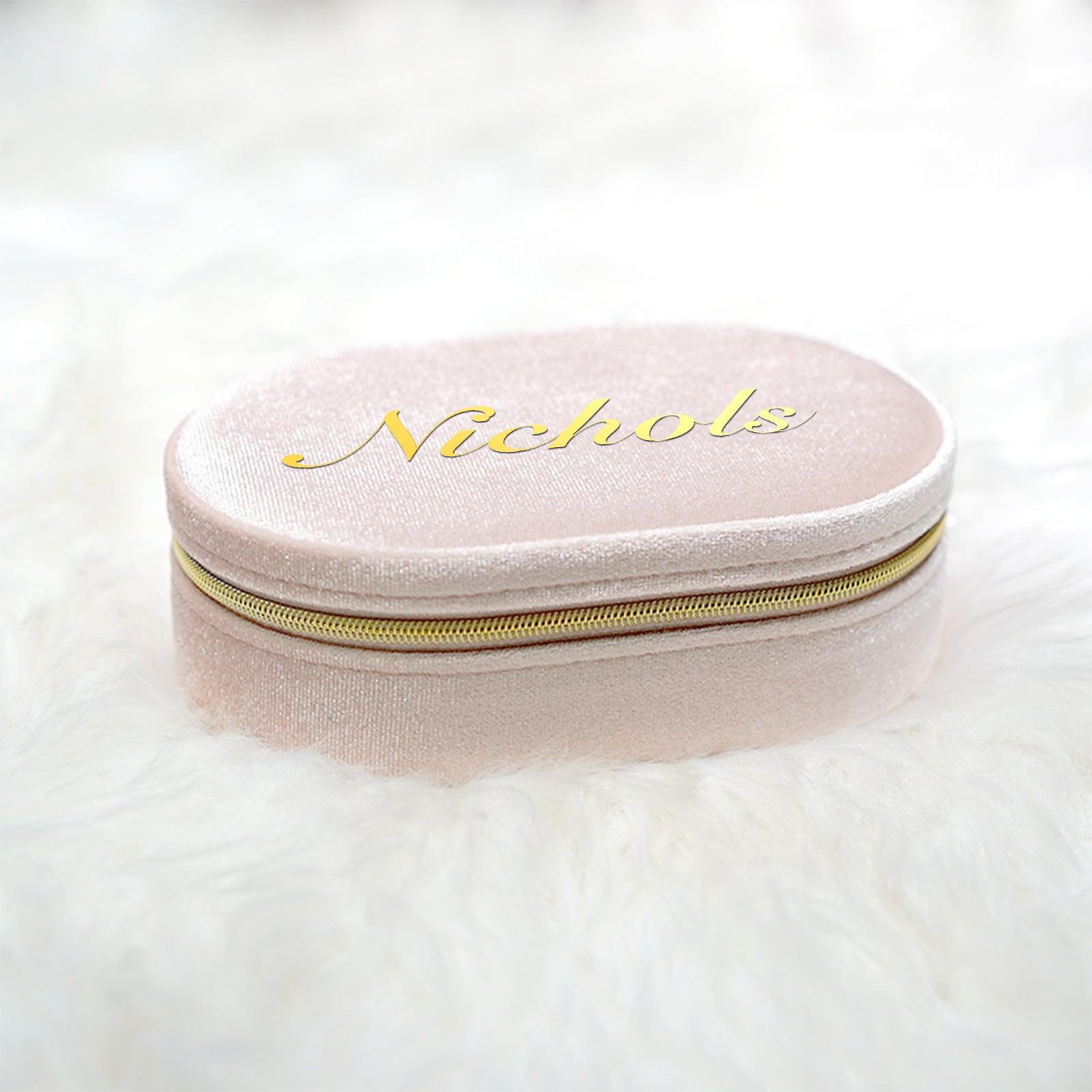 ersonalized bridesmaid gift Velvet jewelry box 807960484031 - COCOMELODY