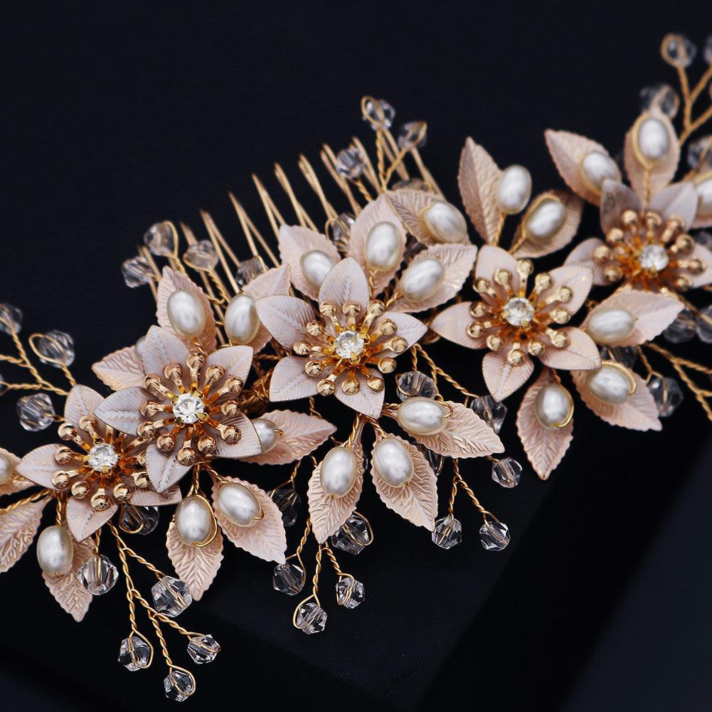 Bride Hair Comb Wedding Hair Accessories for Brides 628657991507 - COCOMELODY