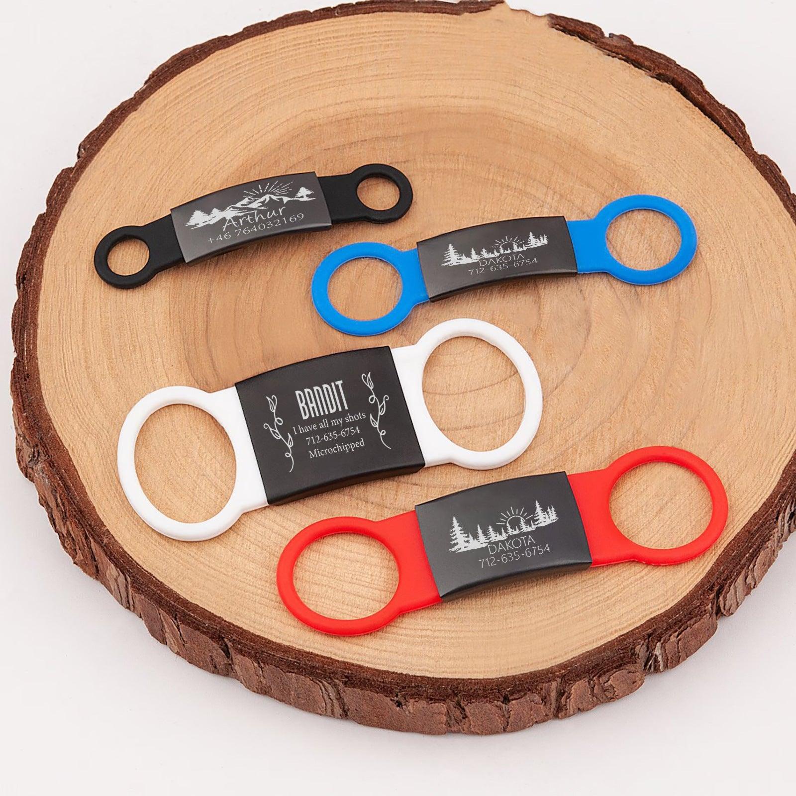 Creative nameplate engraved pet collar collar 791867199279 - COCOMELODY
