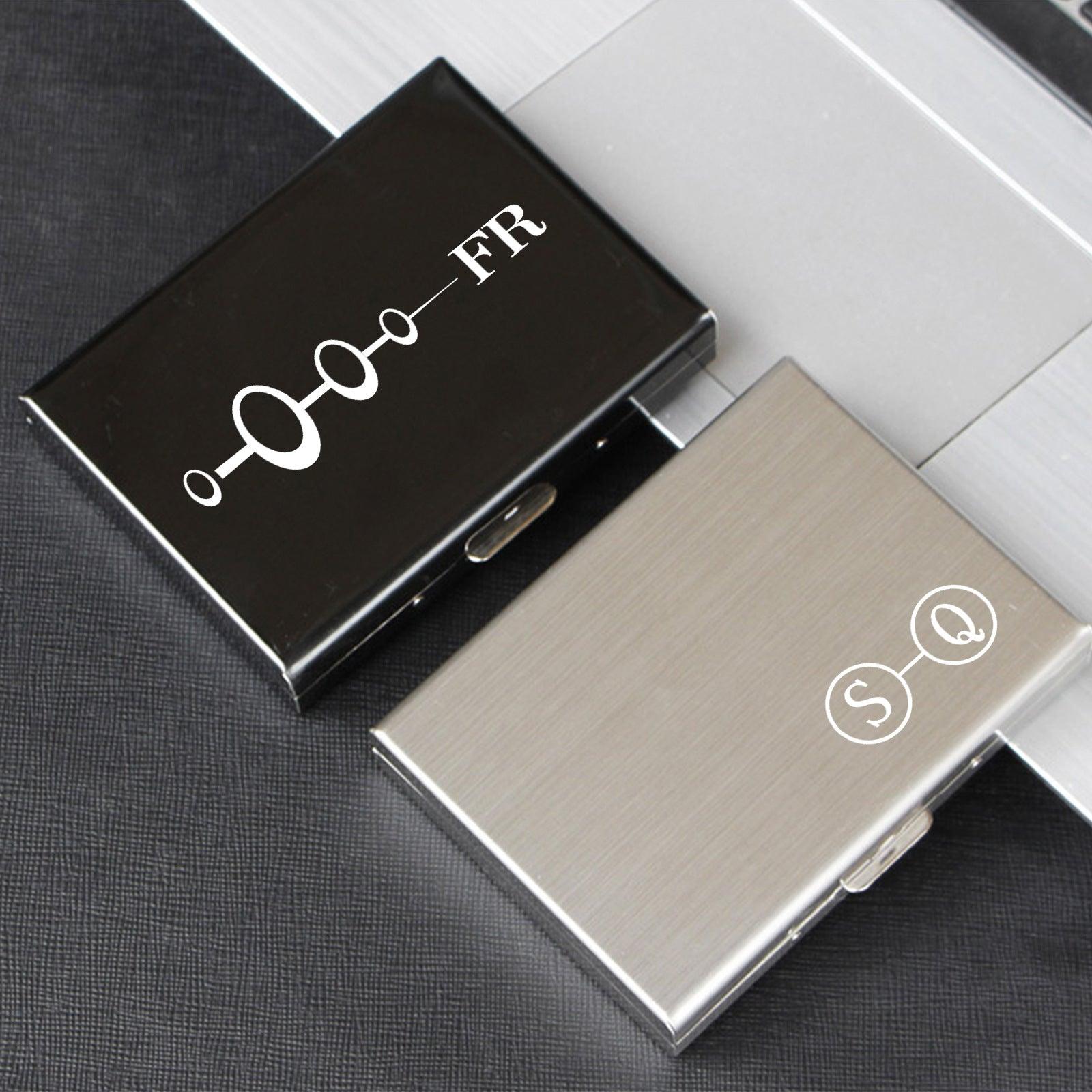 Personalized name metal card bag driver's license bank card bag 807969072023 - COCOMELODY