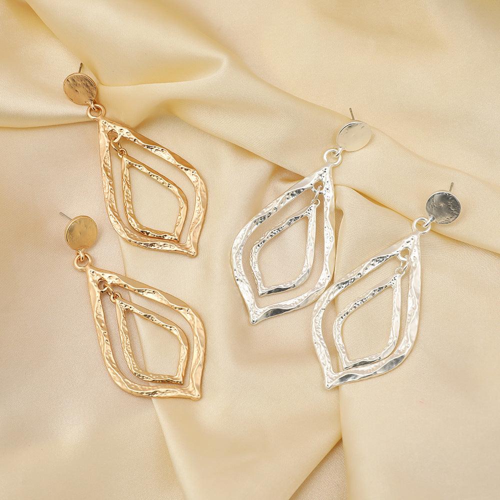 Stylish earrings with high quality geometric earrings 657592020628 - COCOMELODY