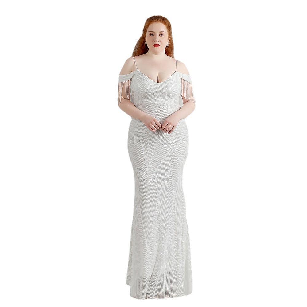 Trumpet-Mermaid Floor Length Sequins Evening Dress 647407958301 - COCOMELODY