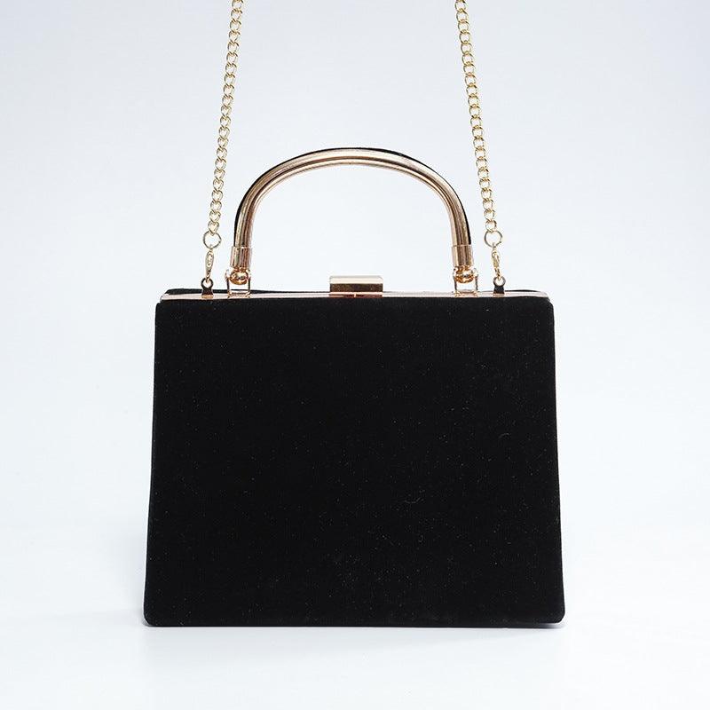 Velvet handbag Dinner bag 710897066905 - COCOMELODY