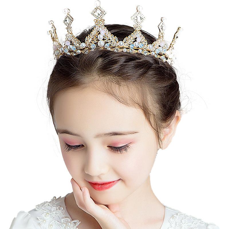 Wedding Hair Accessories for Kids, Flower Girl Hair Accessory, Princess Headpiece Flower Girl Headpiece Accessories for Birthday Party 638998917597 - COCOMELODY