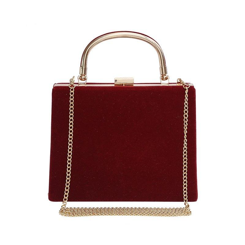 Velvet handbag Dinner bag 710897066905 - COCOMELODY