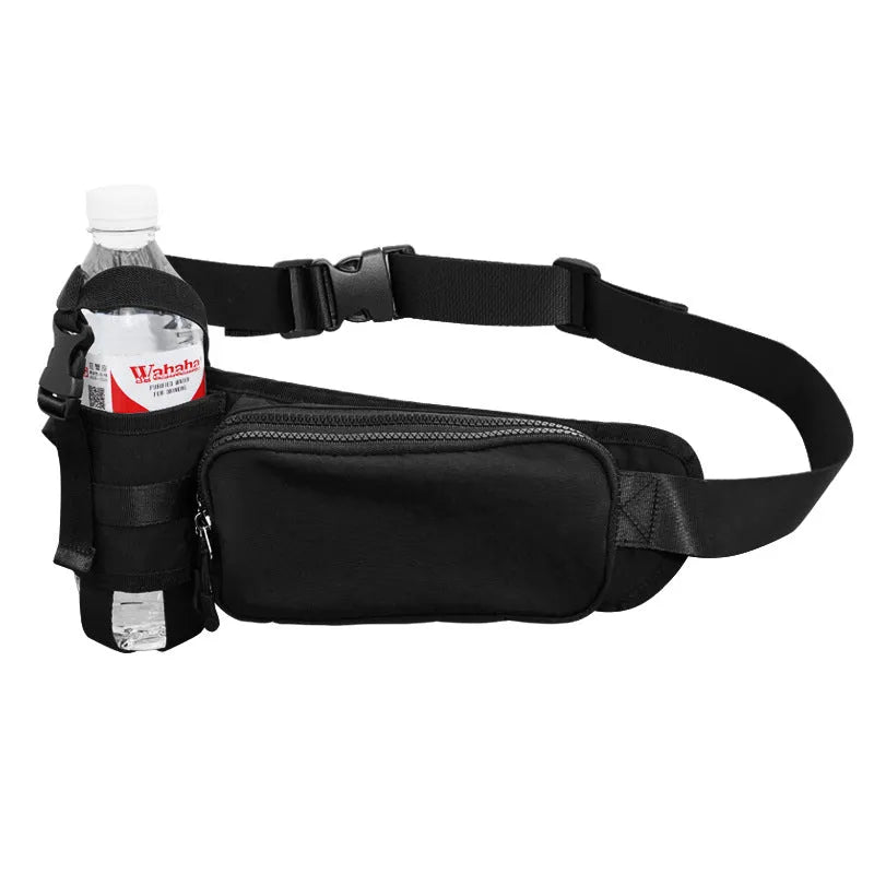 Simple large capacity portable body bag fitness waist pack waterproof 824365948544 - COCOMELODY