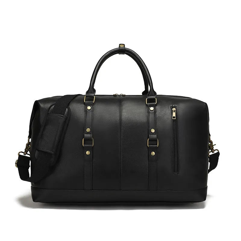 Business style solid color travel bag outdoor shoulder 661241140419 - COCOMELODY