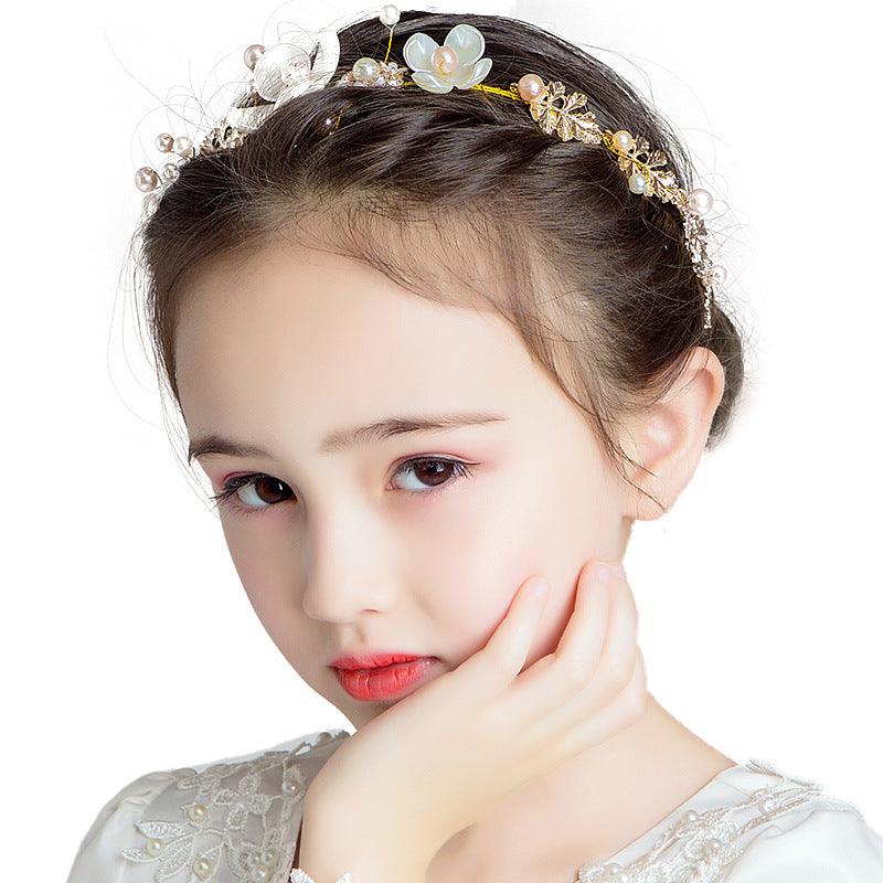 Wedding Hair Accessories for Kids, Flower Girl Hair Accessory, Princess Headpiece Flower Girl Headpiece Accessories for Birthday Party 636703894365 - COCOMELODY