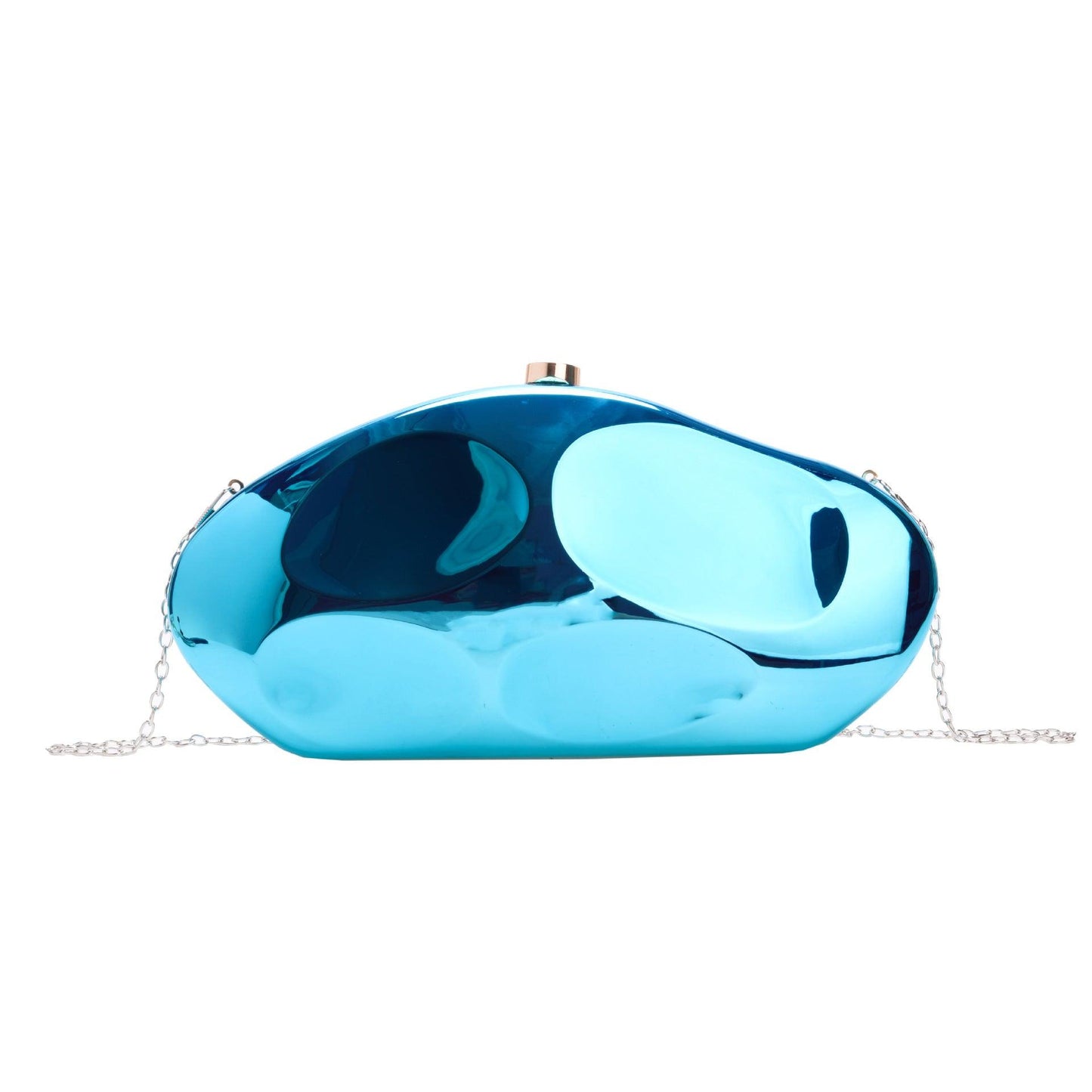 Niche design metal acrylic bag shaped stone hand bag banquet fashion exquisite small bag 799845346236 - COCOMELODY