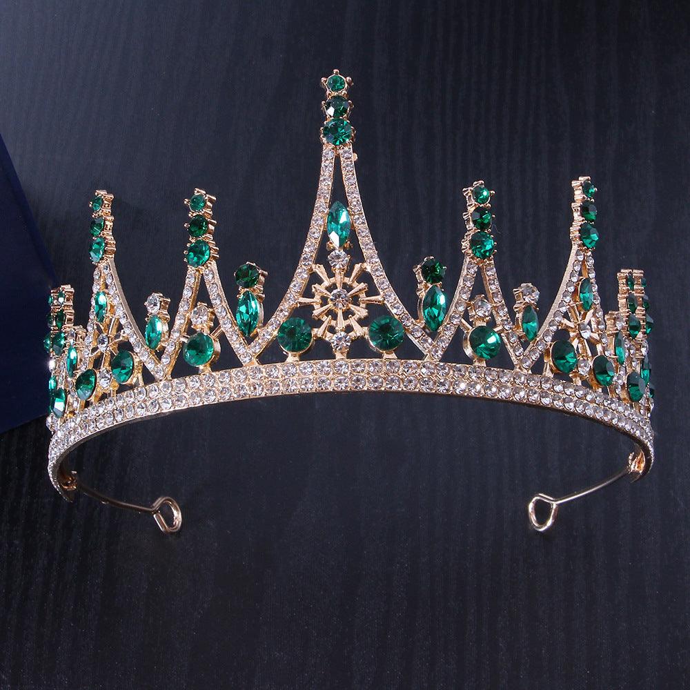 Alloy Crown wedding tiara Wedding honeymoon shoot luxury Princess tiara 651532956730