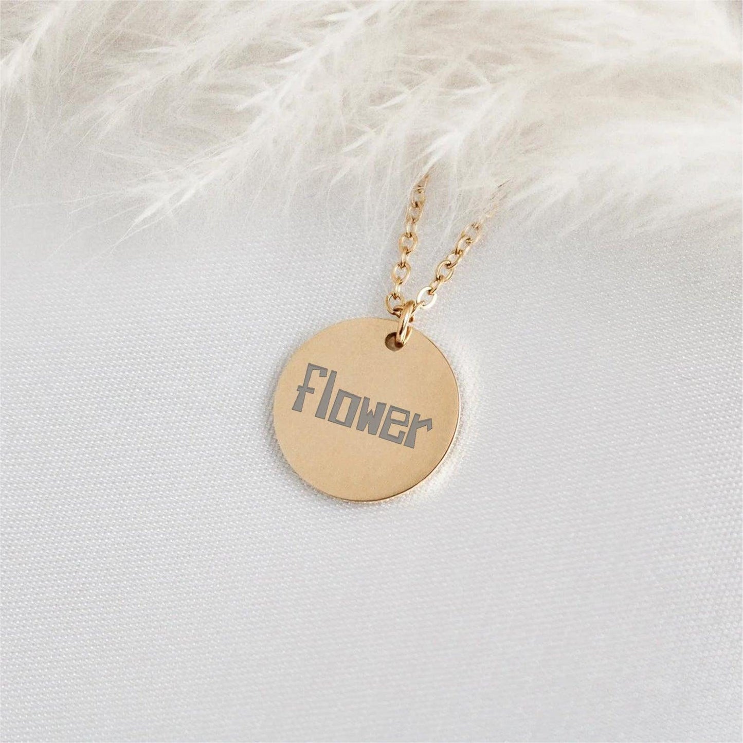 Personalized fashion versatile round necklace 792185123099 - COCOMELODY