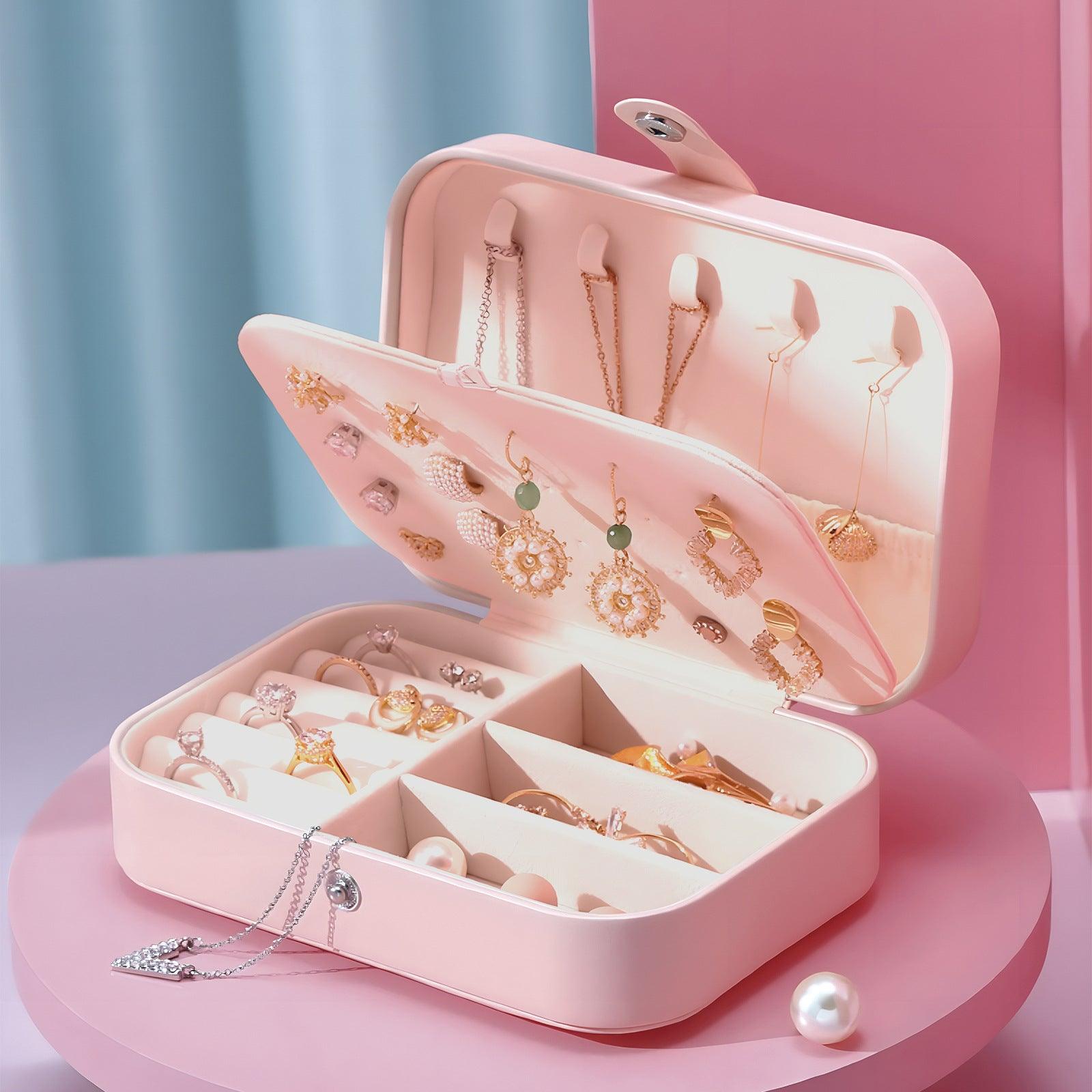 Portable jewelry box Jewelry storage box 781096368794 - COCOMELODY