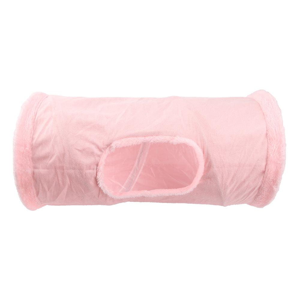 Pet cat aisle can hold folding suede cat pipe puzzle cat toy drill bucket 657151126511 - COCOMELODY