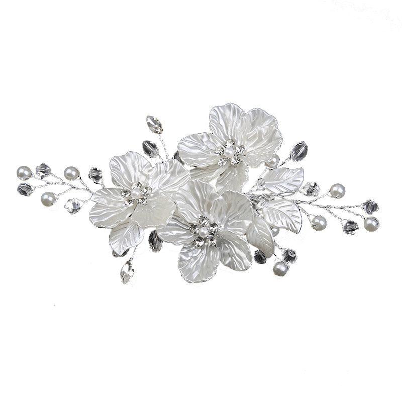 Handcrafted crystal Pearl Headwear Hairpin for wedding accessories 573589507863