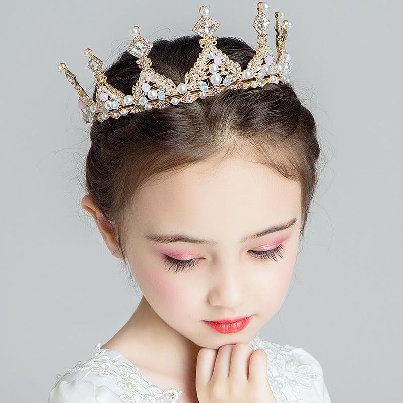 Wedding Hair Accessories for Kids, Flower Girl Hair Accessory, Princess Headpiece Flower Girl Headpiece Accessories for Birthday Party 638998917597 - COCOMELODY