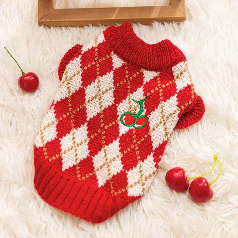 Winter pet clothing sweater thickened to keep warm 851190882336 - COCOMELODY
