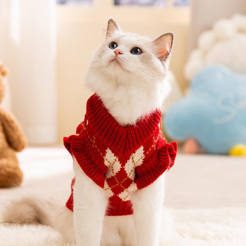 Winter pet clothing sweater thickened to keep warm 851190882336 - COCOMELODY
