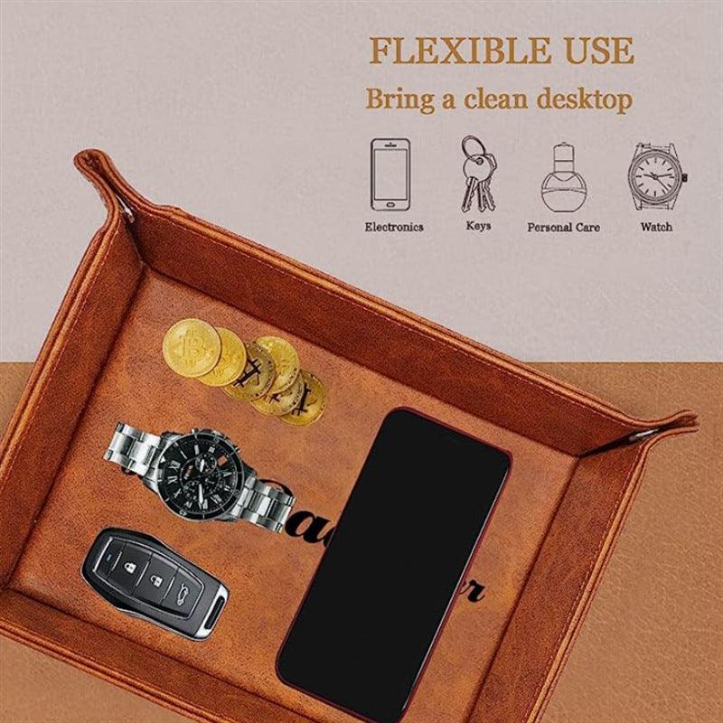 Key tray decorative home corner folding tray 765253368102 - COCOMELODY
