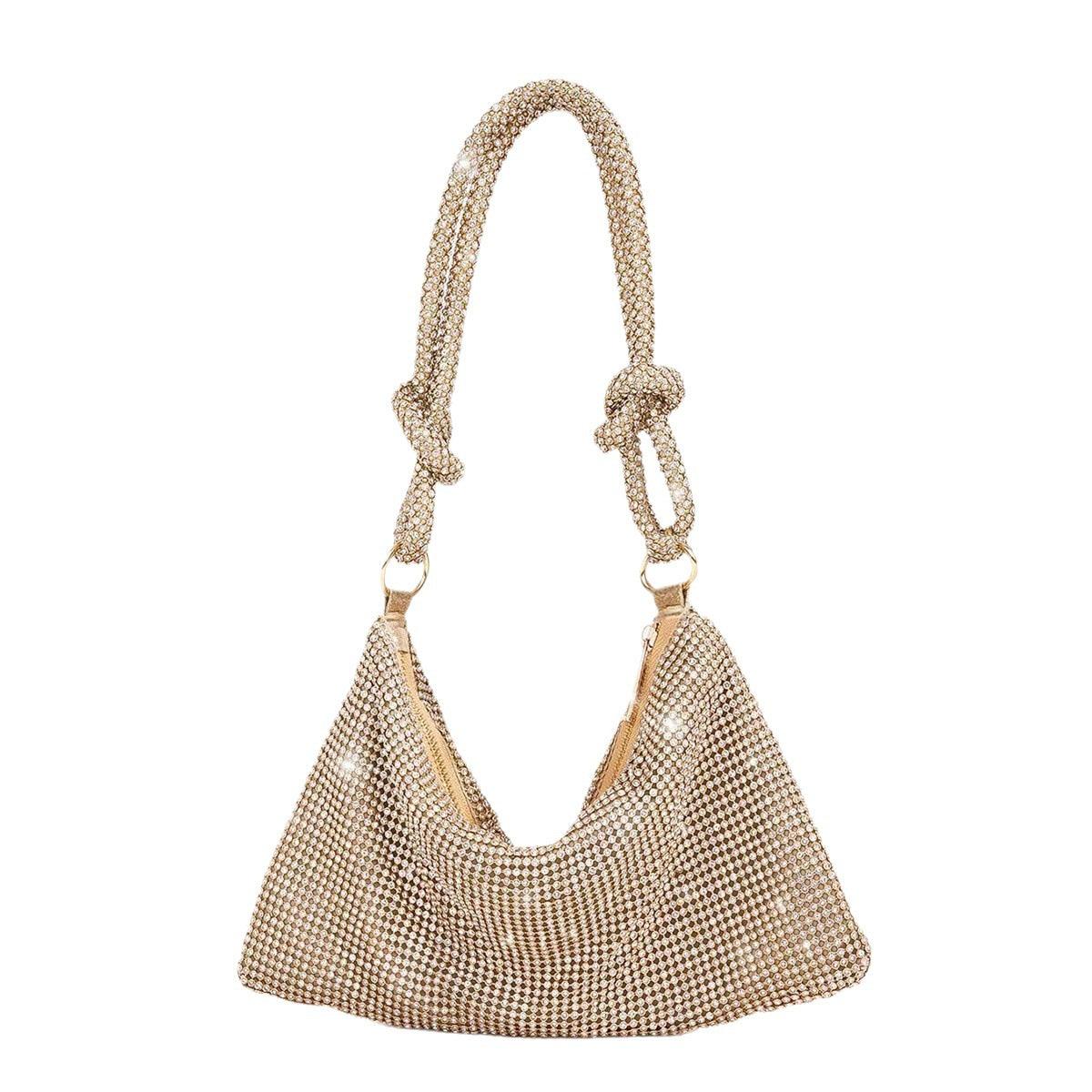 Diamond-set handbag Dinner bag Rhinestone handbag 699850474341 - COCOMELODY