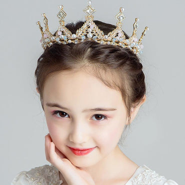 Wedding Hair Accessories for Kids, Flower Girl Hair Accessory, Princess Headpiece Flower Girl Headpiece Accessories for Birthday Party 638998917597 - COCOMELODY